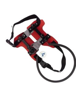 Adjustable Anti-Collision Head Protection Halo Ring for Blind Pet Dog - Red