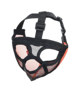 Adjustable Breathable Bulldog Muzzle Dog Mask for Biting Chewing Barking