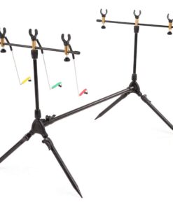 Adjustable Carp Fishing Rod Pod Stand with Bag Adjustable Heights