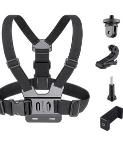 Adjustable Chest Strap Belt Mount Adapter Phone Clip for GoPro Hero 9 8 7