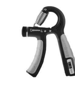 Adjustable Count Spring Grip Hand Training Arm Exerciser - Black