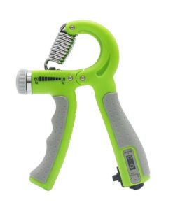 Adjustable Count Spring Grip Hand Training Arm Exerciser - Green