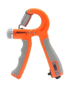 Adjustable Count Spring Grip Hand Training Arm Exerciser - Orange