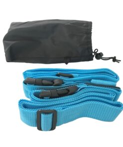 Adjustable Cross Luggage Strap Travel Suitcase Packing Belt-Blue