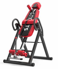 Adjustable Folding Full Body Fitness and Inversion Back Stretching Machine - Red