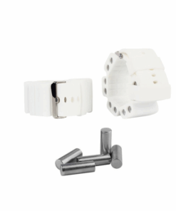 Adjustable Light Weight Bearing Wristband Bracelet LT-673 - White