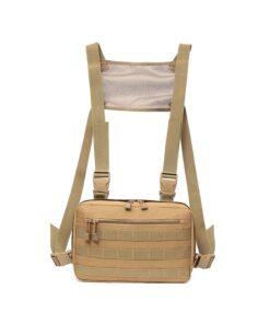 Adjustable Multi-Functional Outdoor Military Pack Tactical Hunting Bag-Tan