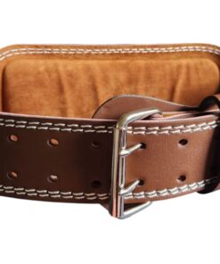 Adjustable Padded Leather Lifting Belt - Gym Belt
