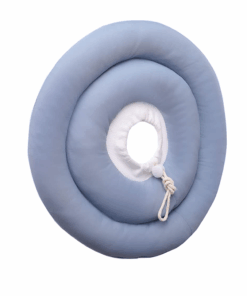 Adjustable Pet Recovery Collar Soft Soft Dog Protective Collar - Blue