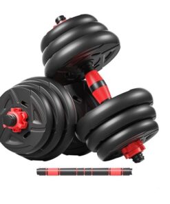 Adjustable Rubber Dumbbell Set 20kg 183283