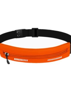 Adjustable Running/Jogging Phone Pouch Belt Waist Pack - Orange