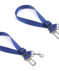 Adjustable Safety Pet Seat Belt - 2 Pack - Blue