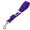 Adjustable Safety Pet Seat Belt - Purple