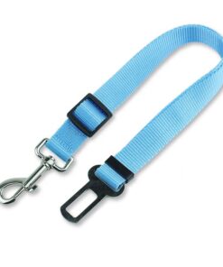 Adjustable Safety Pet Seat Belt - Sky Blue