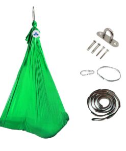 Adjustable Therapy Hammock Yoga Swing for Children - Green