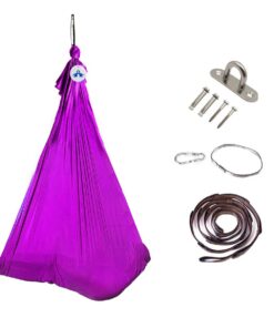 Adjustable Therapy Hammock Yoga Swing for Children - Purple