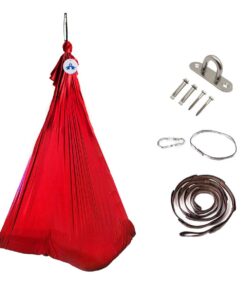 Adjustable Therapy Hammock Yoga Swing for Children - Red