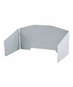 Adjustable Windshield For A Campsite Cooking Table Or Worktop