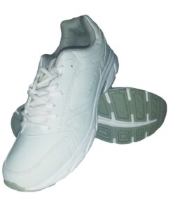 Admiral Trophy Walker Sports Shoe - White / Grey - EU 46