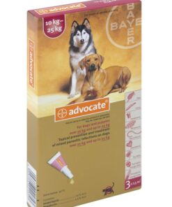 Advocate Large Dog 3x2.5ml (10-25kg) - Red