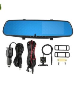 Aerbes AB-Q004 Full HD Car DVR Rearview Mirror Dual Channel Recorder+KEYHOL