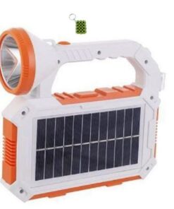 Aerbes AB-TA163 Handheld Solar LED Rechargeable Flashlight + Keychain