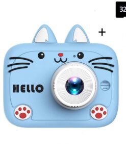 Aerbes Enhanced Kids' Digital Camera: Capturing Fun, Imagery, and Growth - Blue