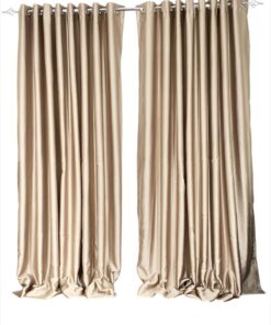 AF IMPEX Gold Blackout Abstract Bedroom Eyelet 2 Penal