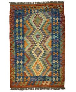Afghan Hand Knotted 150 x 101cm Kilim Chobi Rug