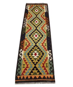 Afghan Reversible Kilim - 205 x 66 CM