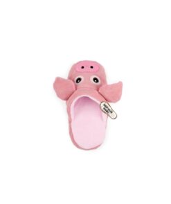AFP Dog Toy - Doggie's Shoes - Pig Slipper - Pink - One Size