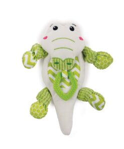 AFP Dog Toy - Little Buddy - Gator - Green One Size