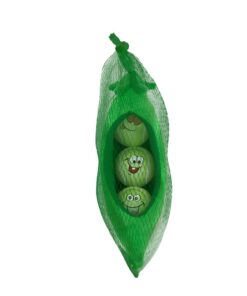 AFP Dog Toy - Meta Ball - Ball Set w/ Pea Pod - Green - One Size