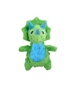 AFP Dog Toy My T-Rex Thomas the Mini Triceratops Green