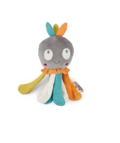 AFP Dog Toy Pups Octopus Grey