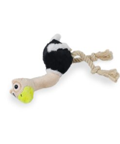 AFP Dog Toy Ultrasonic Ostrich Grey