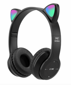 AFR P47M Cat Ears Bluetooth Headphones Wireless LED Light Up