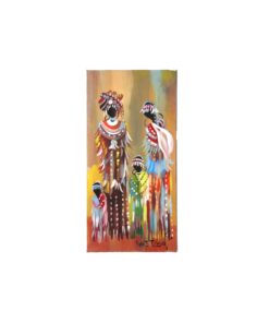African Ladies Fine Art Painting-Canvas Wall Art