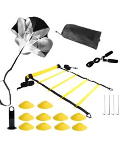 Agility Training Set for Soccer Football Basketball Training - Yellow