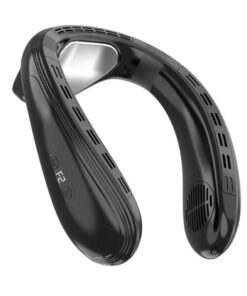 Air Conditioning Neck/Back Bladeless Portable Fan - Black