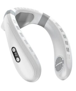 Air Conditioning Neck/Back Bladeless Portable Fan - White