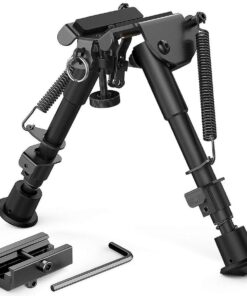 Air Rifle Bipod-Adjustable Spring Tactical Sniper Hunting Rifle Bipod
