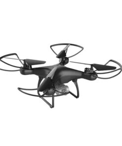 Aircraft LED Light Headless Mode Beginner Mini Drone with 4K Dual Camera - Black
