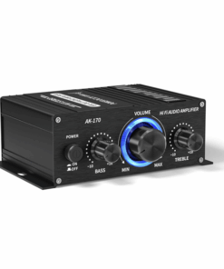 AK170 20W+20W RMS Mini Digital Power Amplifier with DC 12V Power Supply