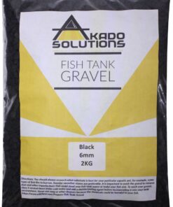 Akado Black Gravel for Aquarium 2Kg - 6mm