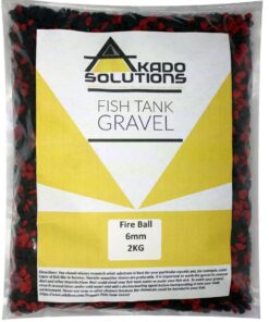 Akado Fire Ball Gravel for Aquarium 2Kg - 6mm