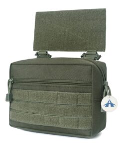 Alanes Tactical Quick Release Drop Dump Pouch for Plate Carrier Vest - Green