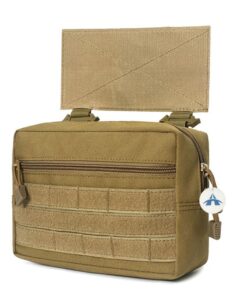 Alanes Tactical Quick Release Drop Dump Pouch for Plate Carrier Vest - Khaki