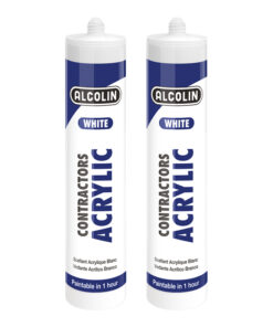 ALCOLIN Contractors Silicone - White Silicon 260ml