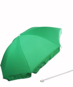 Alice Umbrellas 2M Beach Umbrella with Carry Bag - Emerald